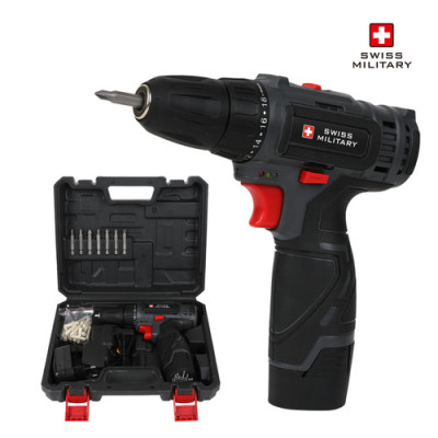 [스위스밀리터리] 리튬 12V MAX 전동드릴 (건타입)